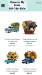 Mobile Screenshot of flowersbyjosie.com